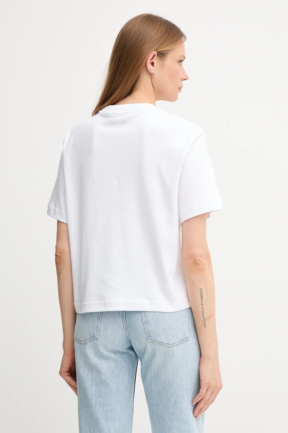 Oblečenie Bavlnené tričko Calvin Klein Jeans LV047D205G biela