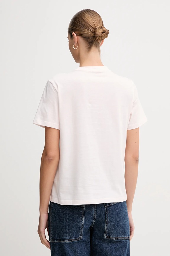 Odzież Calvin Klein Jeans T-shirt damski bawełniany LV047D873G różowy
