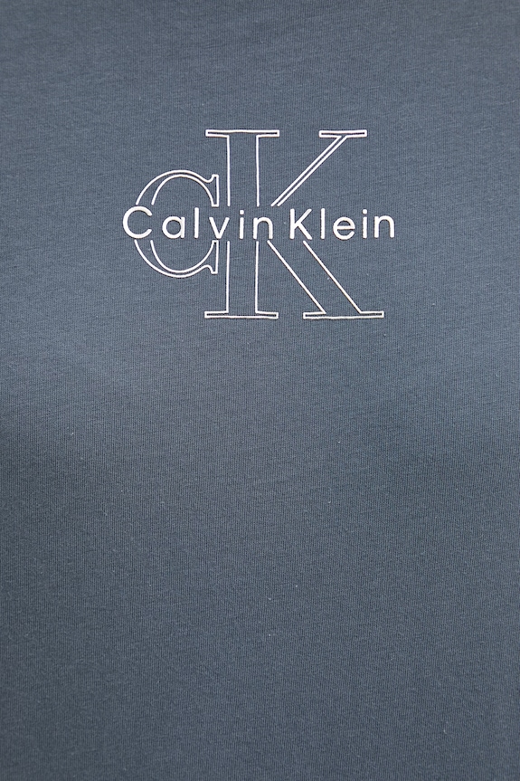 Calvin Klein Jeans T-shirt damski bawełniany LV047D873G szary