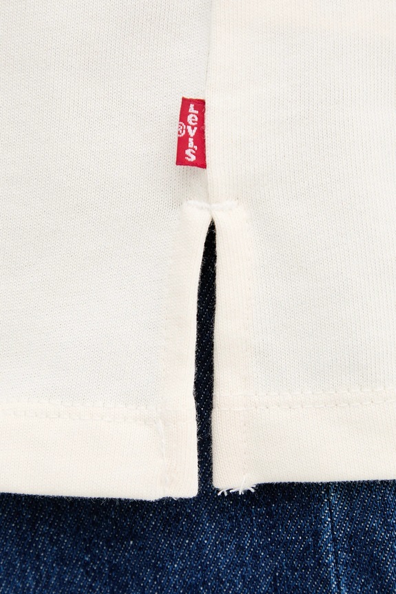 Βαμβακερό μπλουζάκι Levi's 001MX μπεζ