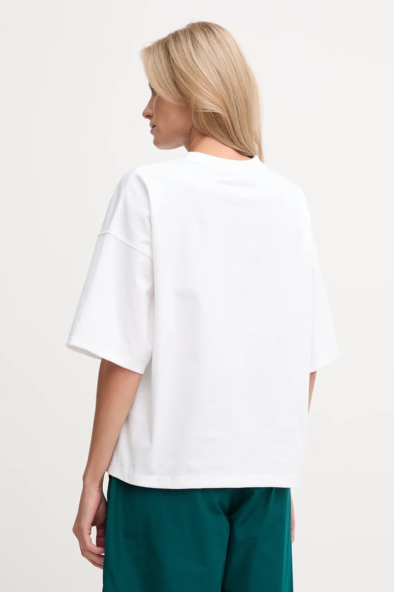 Ruházat Calvin Klein Jeans pamut póló LV047D204G fehér