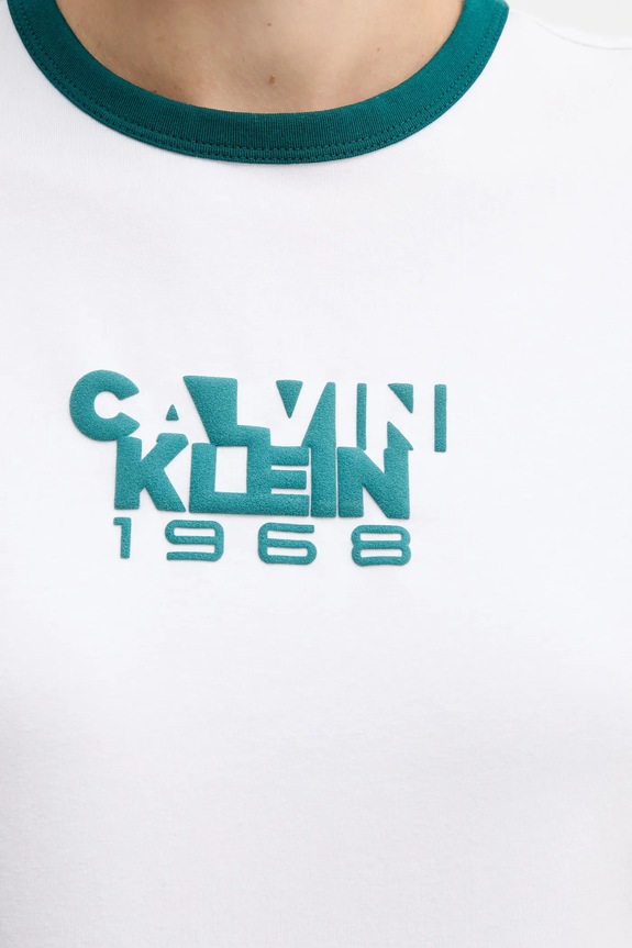 Calvin Klein Jeans t-shirt LV047D208G biały