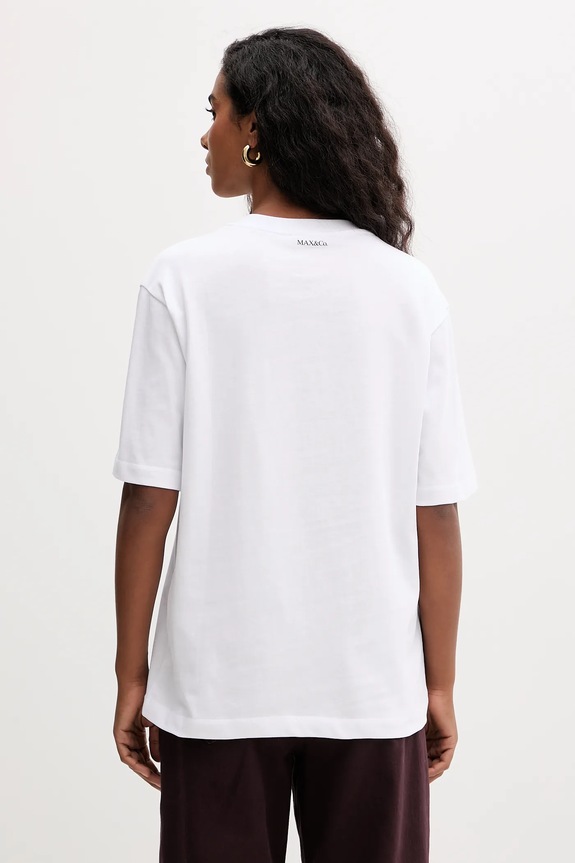 Ruházat MAX&Co. pamut póló 2528976021200 fehér