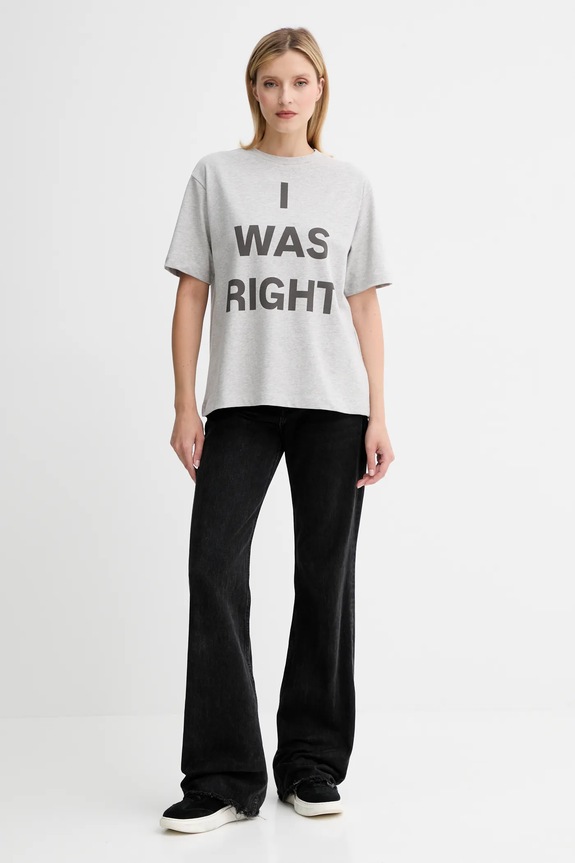 MAX&Co. tricou din bumbac 2528976032200 gri AW25