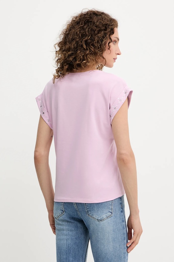 Odzież Morgan t-shirt DGLOW różowy