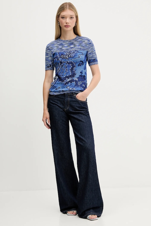 Tričko Desigual DANAE 25WWTF04 modrá AW25