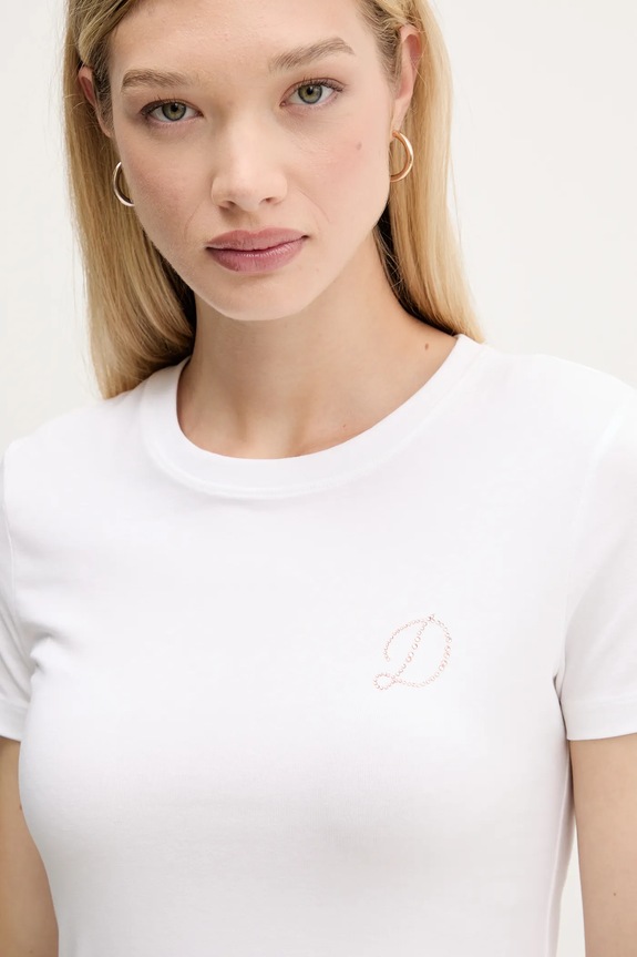Desigual t-shirt AMBER biały 25WWTK07