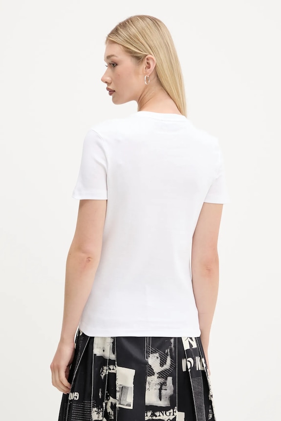 Îmbrăcăminte Desigual tricou CHARLY 25WWTK08 alb
