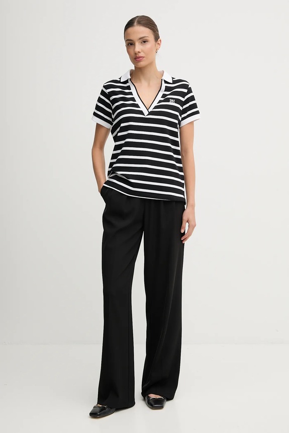 Pedro del Hierro polo 4532381 czarny AW25
