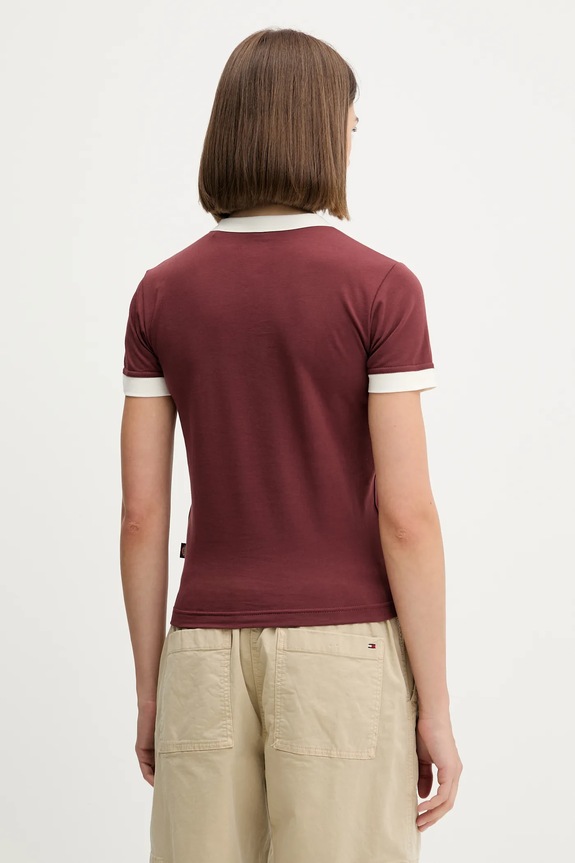 Odzież Dickies t-shirt DK0A87Q9 bordowy