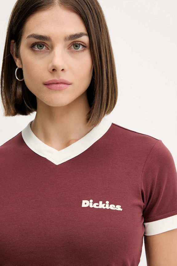 Dickies t-shirt bordowy DK0A87Q9