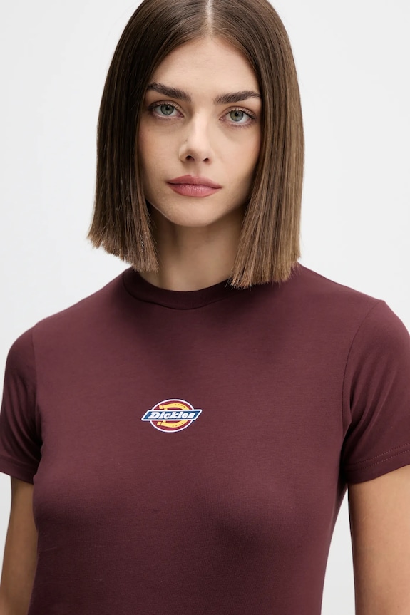 Dickies t-shirt bordowy DK0A4ZAO