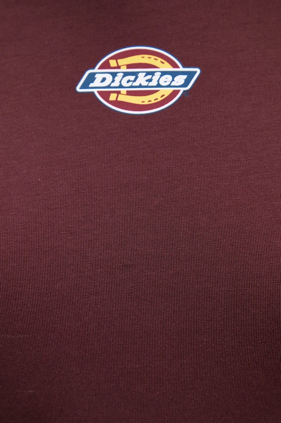 Dickies t-shirt DK0A4ZAO bordowy