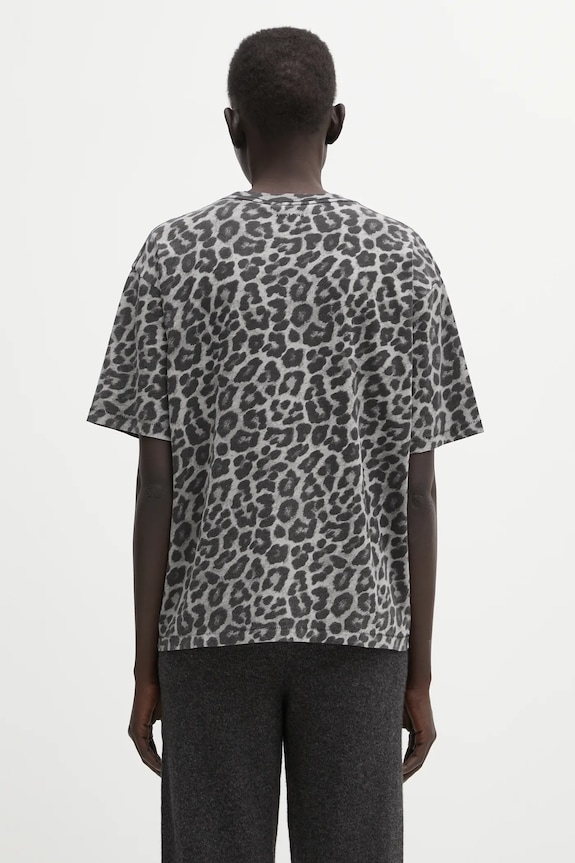 Clothing Anine Bing cotton t-shirt cohen A.08.11702 gray
