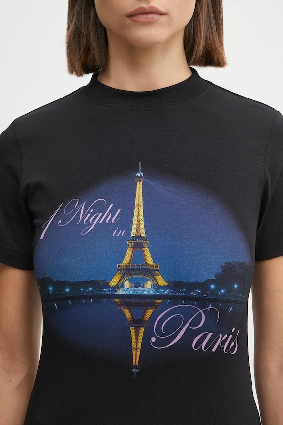 VETEMENTS t-shirt Night In Paris Fitted nero WH76TR430B