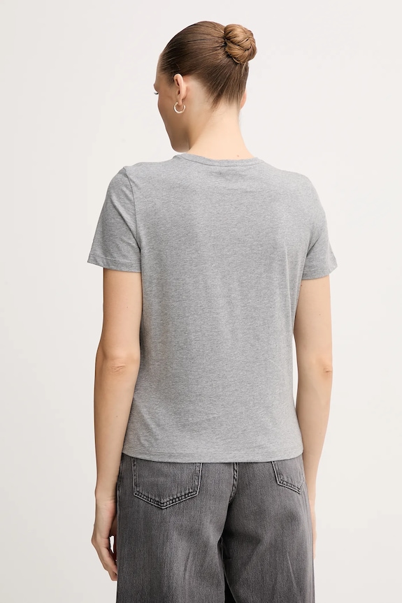 Odzież Tommy Hilfiger t-shirt bawełniany WW0WW46120 szary