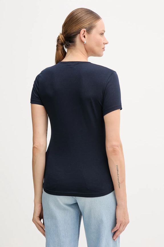 Îmbrăcăminte Tommy Hilfiger tricou WW0WW47316 bleumarin