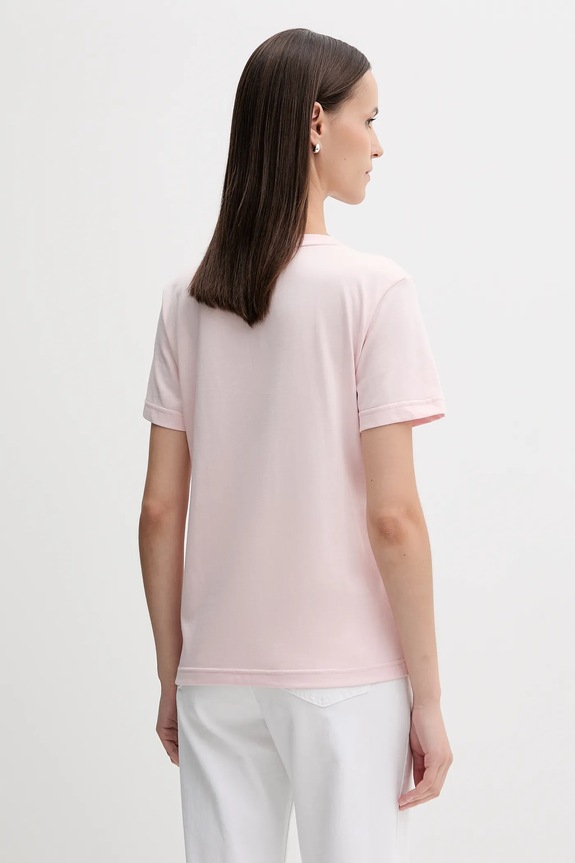 Ρούχα Βαμβακερό μπλουζάκι Calvin Klein Jeans LV047B205G ροζ