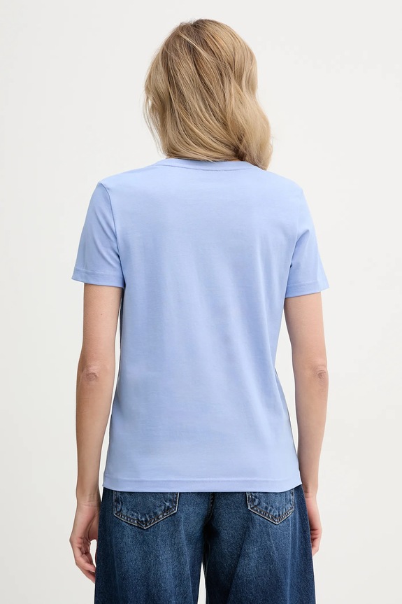 Oblečení Bavlněné tričko Calvin Klein Jeans LV047B205G modrá