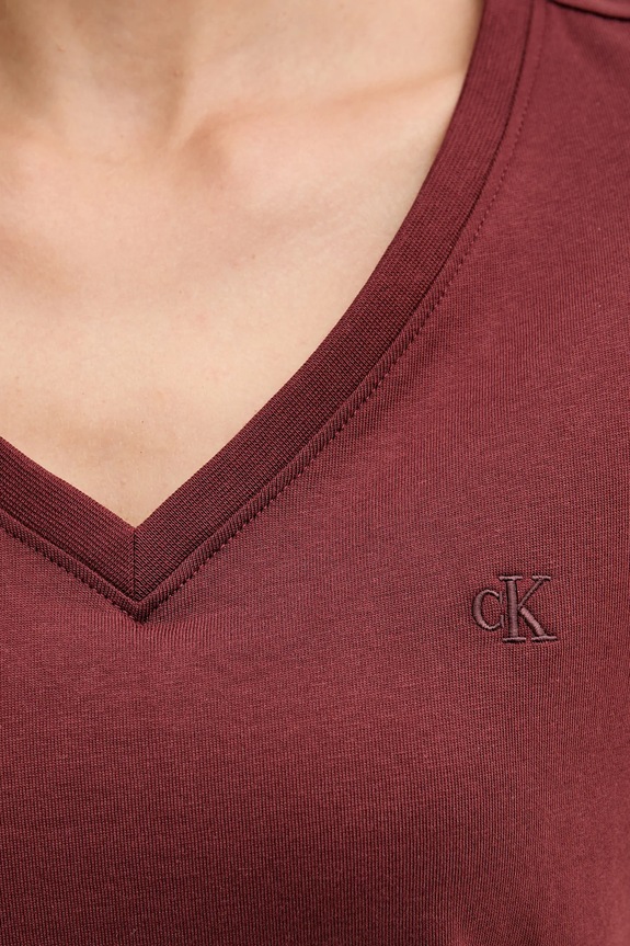 Calvin Klein Jeans t-shirt in cotone LV047B205G rosso