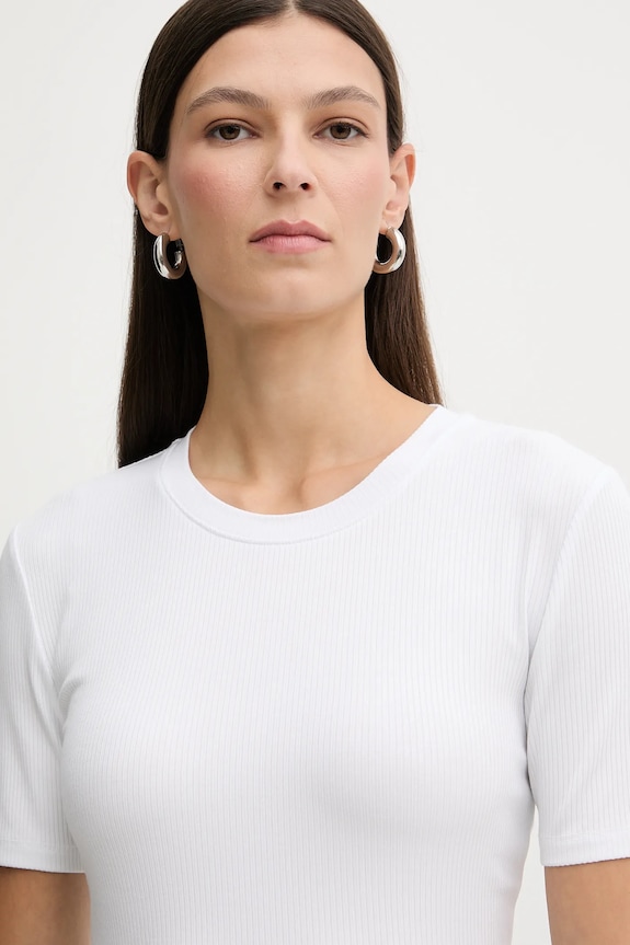 Calvin Klein t-shirt damski z modalem biały LV044D246G