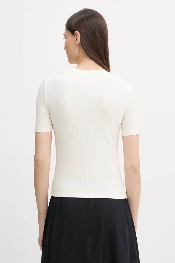 Îmbrăcăminte Calvin Klein tricou de damă cu modal LV044D246G bej