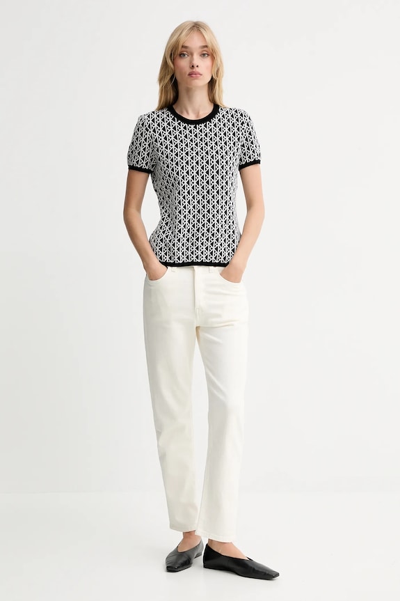 Calvin Klein t-shirt LV044D313G czarny AW25