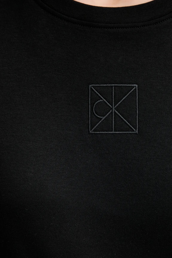 Bavlnené tričko Calvin Klein LV044D201G čierna
