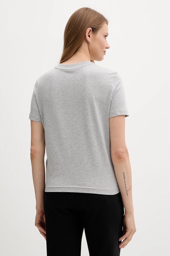 Ρούχα Βαμβακερό μπλουζάκι Calvin Klein Jeans LV047D210G γκρί