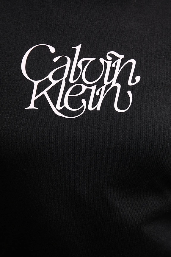Calvin Klein Jeans t-shirt bawełniany LV047D210G czarny