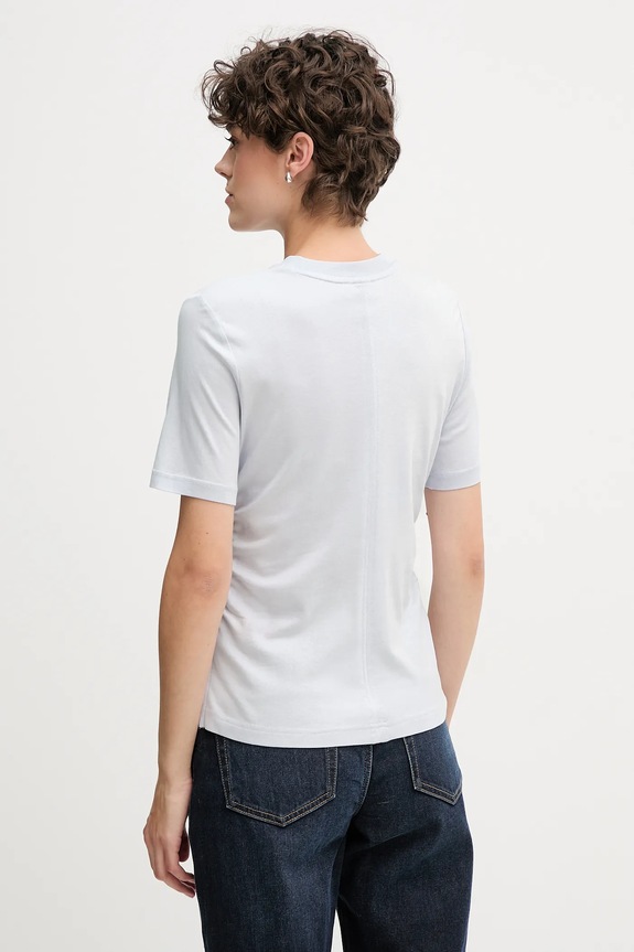 Oblečenie Bavlnené tričko Calvin Klein Jeans LV047D211G fialová