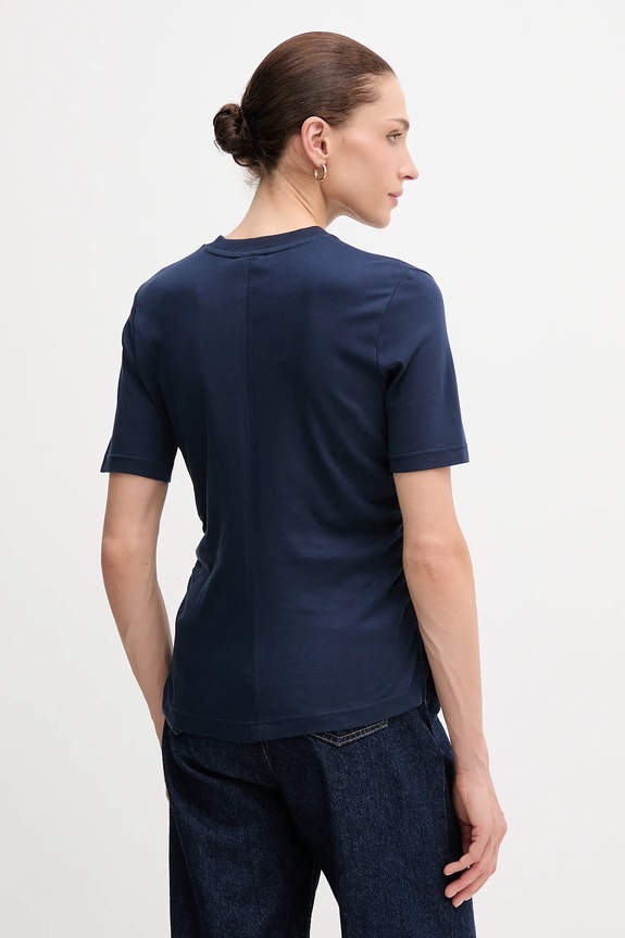 Îmbrăcăminte Calvin Klein Jeans tricou din bumbac LV047D211G bleumarin