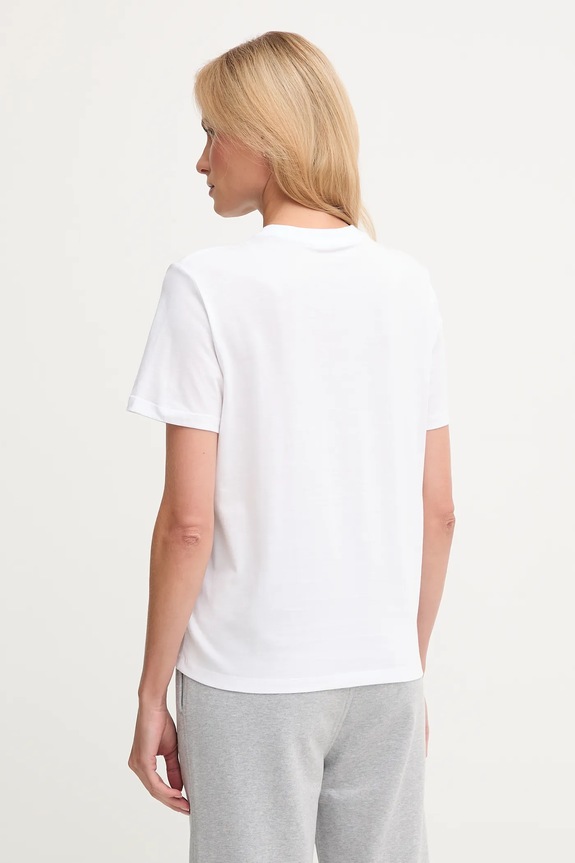 Ρούχα Βαμβακερό μπλουζάκι Calvin Klein Jeans LV047D882G λευκό