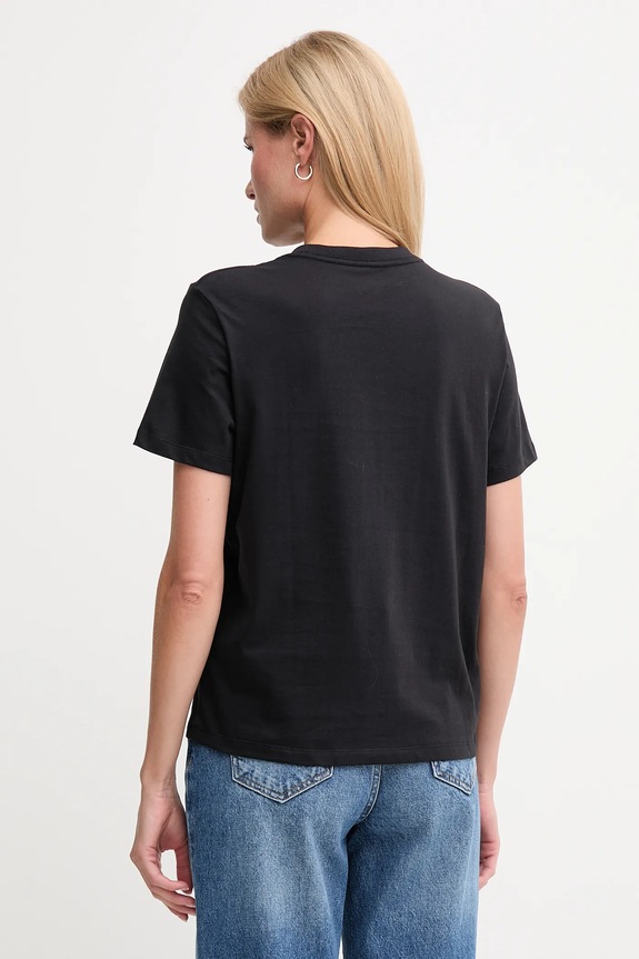 Ρούχα Βαμβακερό μπλουζάκι Calvin Klein Jeans LV047D882G μαύρο