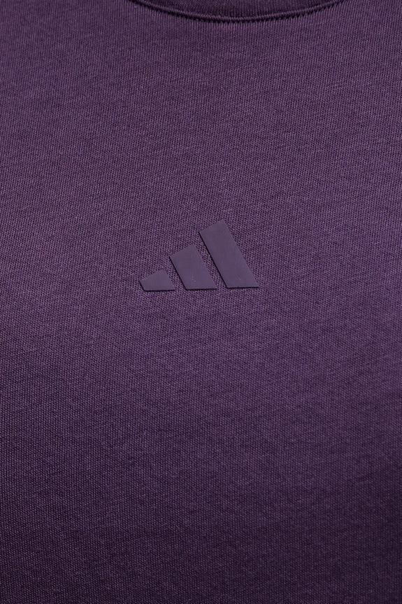 Majica kratkih rukava za jogu adidas Performance Motion JM4484 ljubičasta