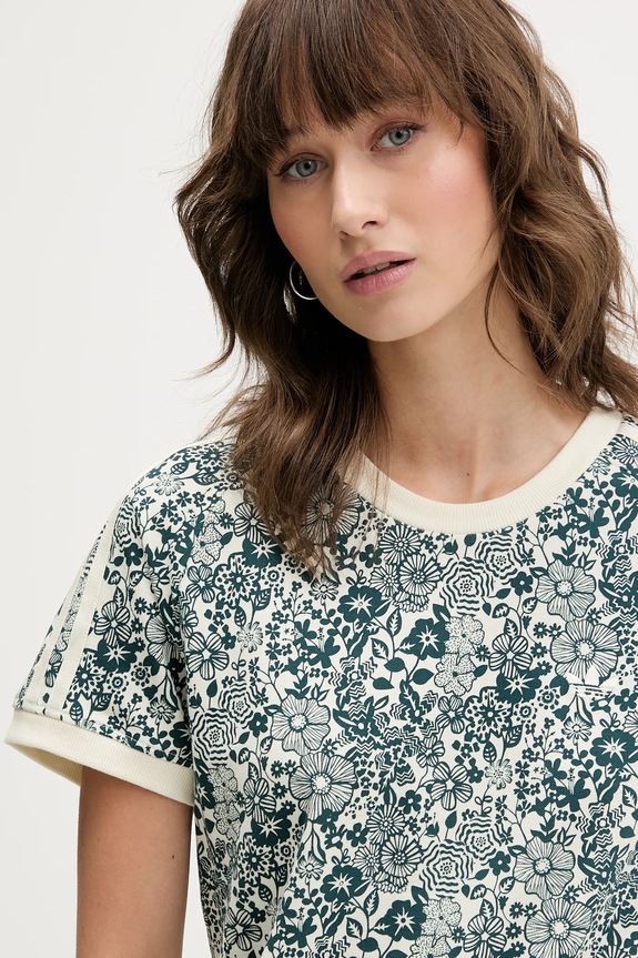 adidas Originals t-shirt Liberty beżowy JX0462