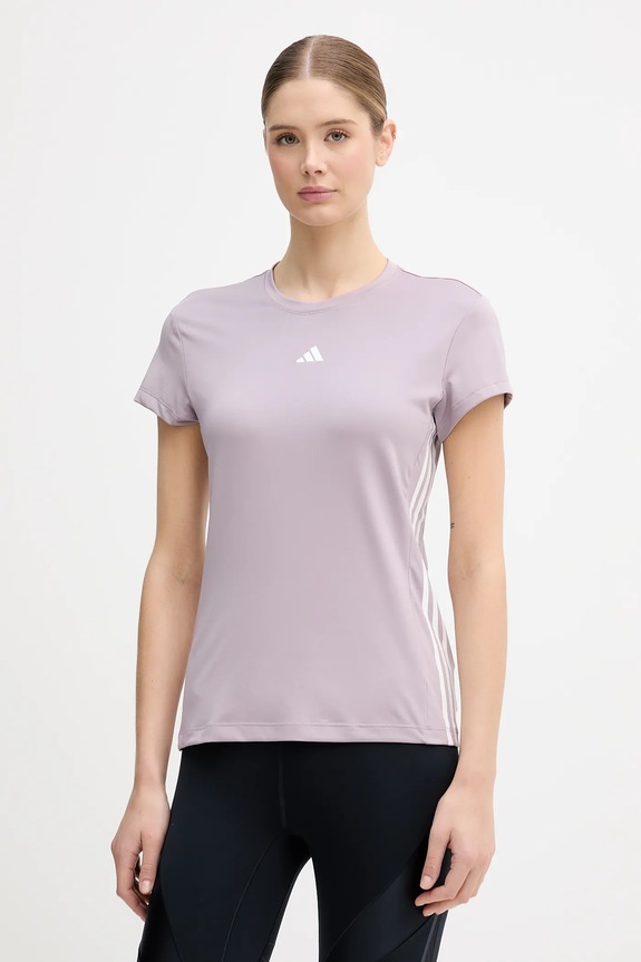 adidas Performance edzős póló HYGLM elasztánnal rózsaszín JX7380