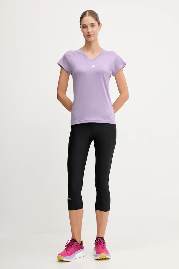 Футболка для тренинга adidas Performance Aeroready Wourkout Essentials JY2179 фиолетовой AW25