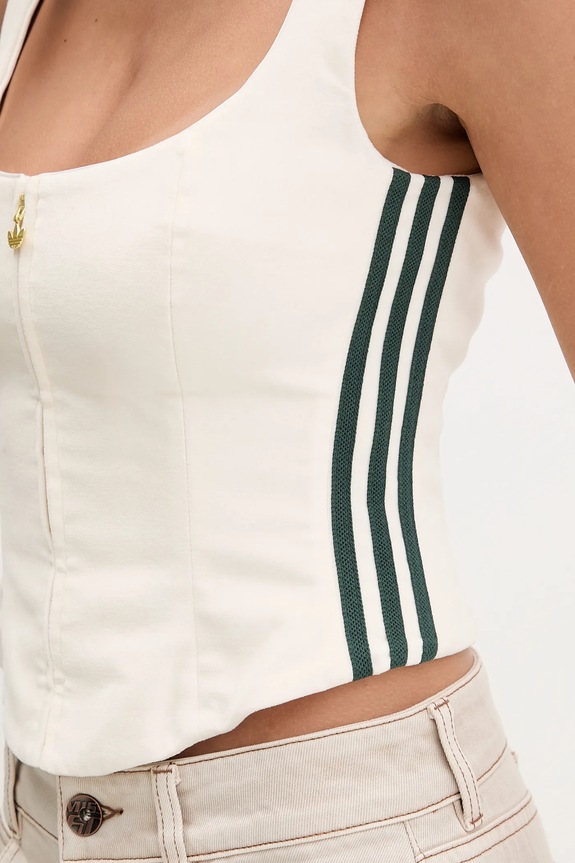 adidas Originals top Velvet KF4692 bézs