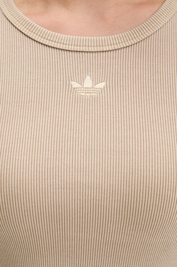 adidas Originals t-shirt Rib Tee JW3577 beżowy