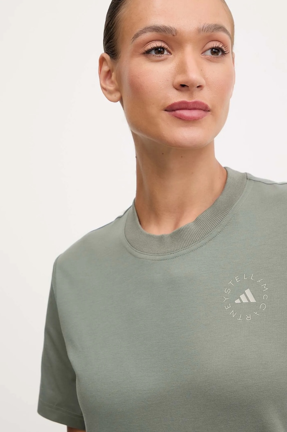 Μπλουζάκι adidas by Stella McCartney πράσινο JW4651