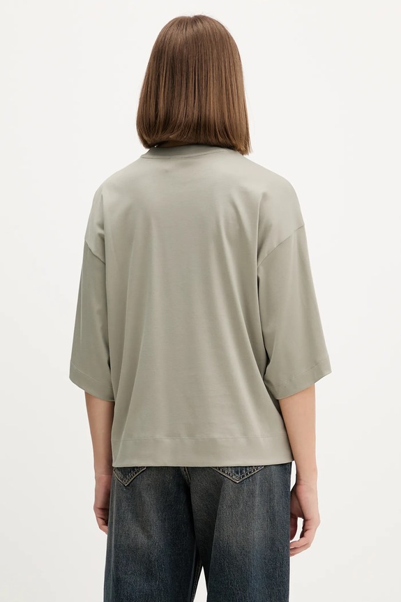 Abbigliamento adidas t-shirt in cotone Soft Lux JW5068 verde