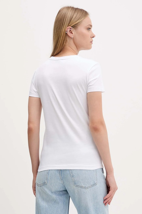 Odzież Karl Lagerfeld Jeans t-shirt bawełniany A4W17002 biały