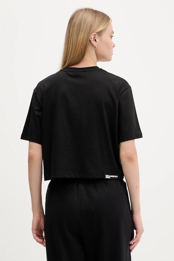 Îmbrăcăminte Karl Lagerfeld Jeans tricou A4W17011 negru