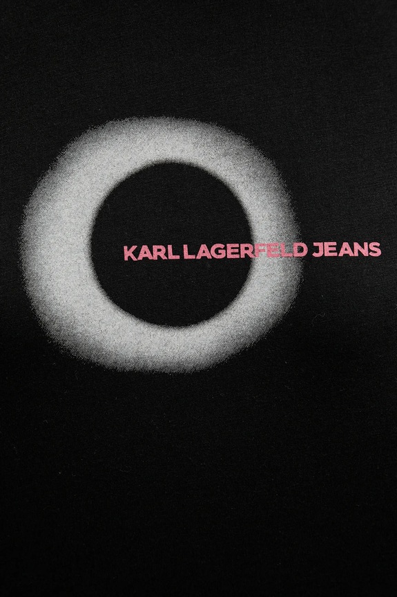 Karl Lagerfeld Jeans tricou A4W17011 negru