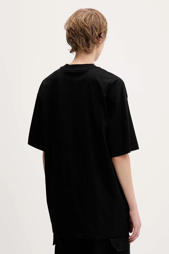 Îmbrăcăminte HUGO Blue tricou din bumbac Oversized_tee_B_6 50550141 negru