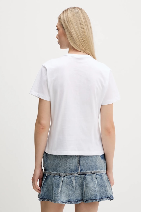Îmbrăcăminte HUGO tricou din bumbac Destrel_3 50550117 alb