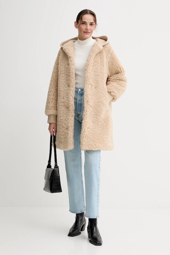 Tričko Marc O'Polo M08207651177 béžová AW25