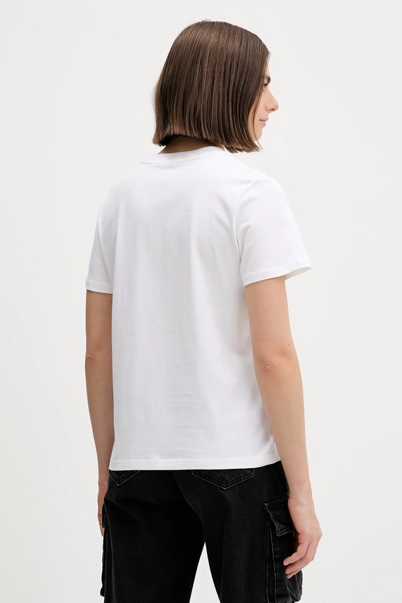 Odjeća Pamučna majica Converse CVW5T026 bijela