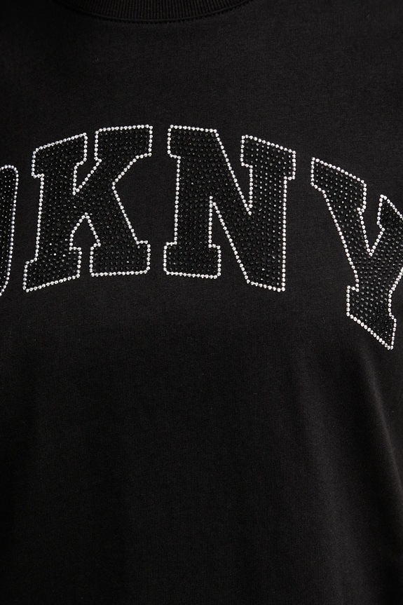 Dkny t-shirt bawełniany DP5T1500 czarny